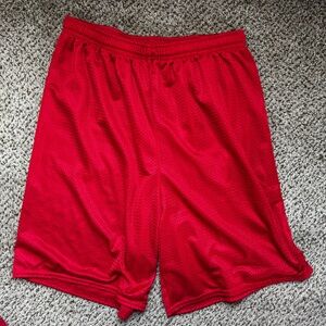 Red Men's Hibbett Athletic Shorts